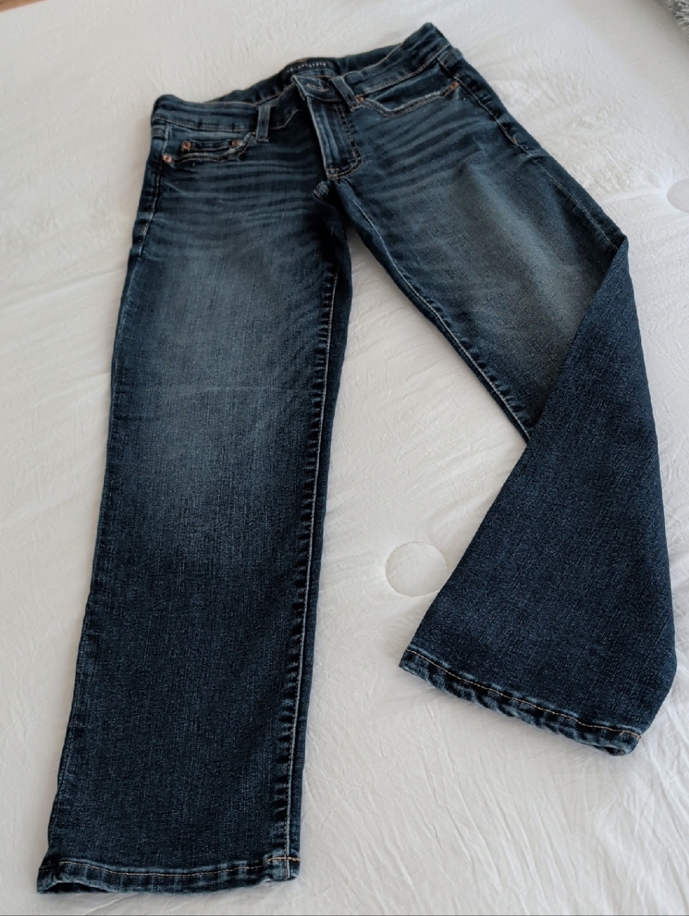 Aeropostale Ladies Straight Crop Leg Jeans